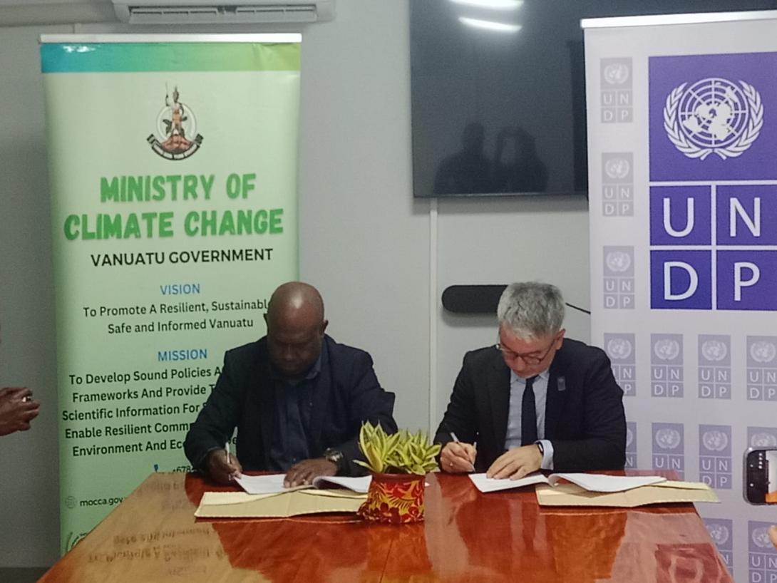 MoU Signing MOCC & UNDP